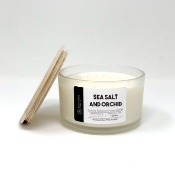 Sea Salt & Orchid 4 Wick Diamond Candle