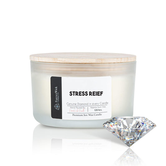 Stress Relief 4 Wick Diamond Candle